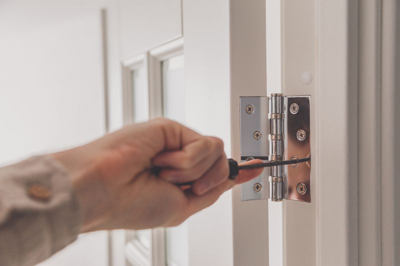 Handyman Fixing a Door
