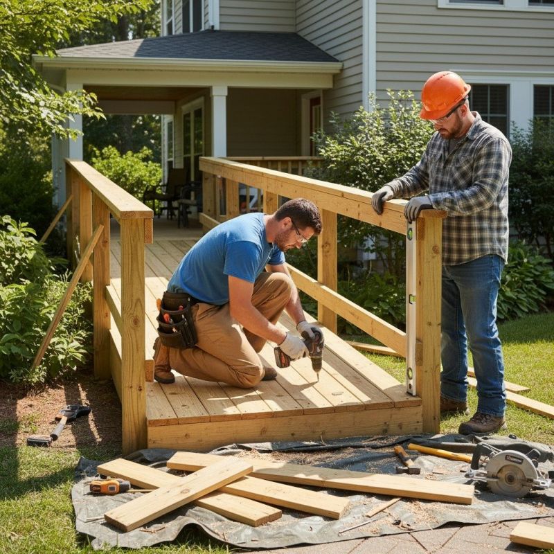 Wood Ramp Repair